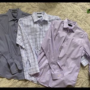 3 men’s dress shirts